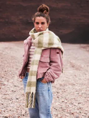CUTE BLUSH  BUFANDA A CUADROS PARA MUJER
