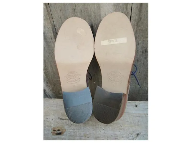 derbies vintage Free Lance p 36 Nueva condición Beige 