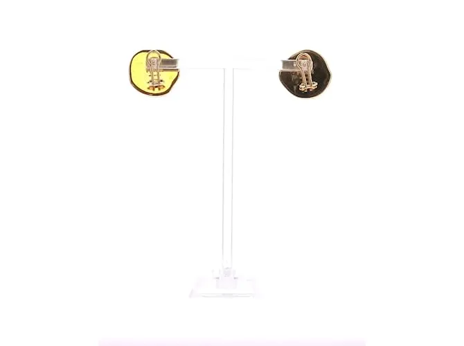 FENDI Pendientes T.  Chapado en oro Dorado 