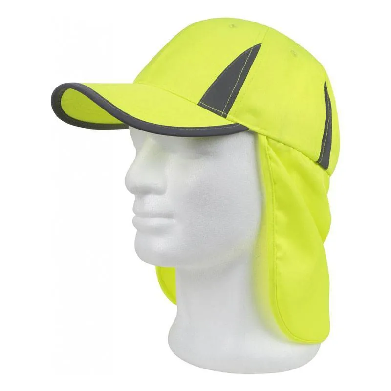 Gorra alta visibilidad protector nuca