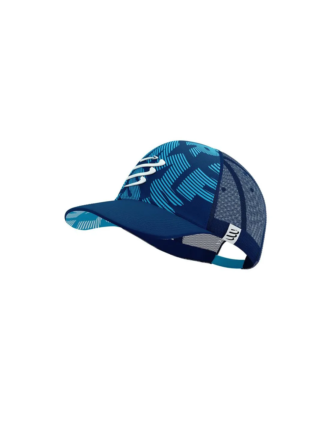 Gorra de Running Compressport Trucker Estate Blue