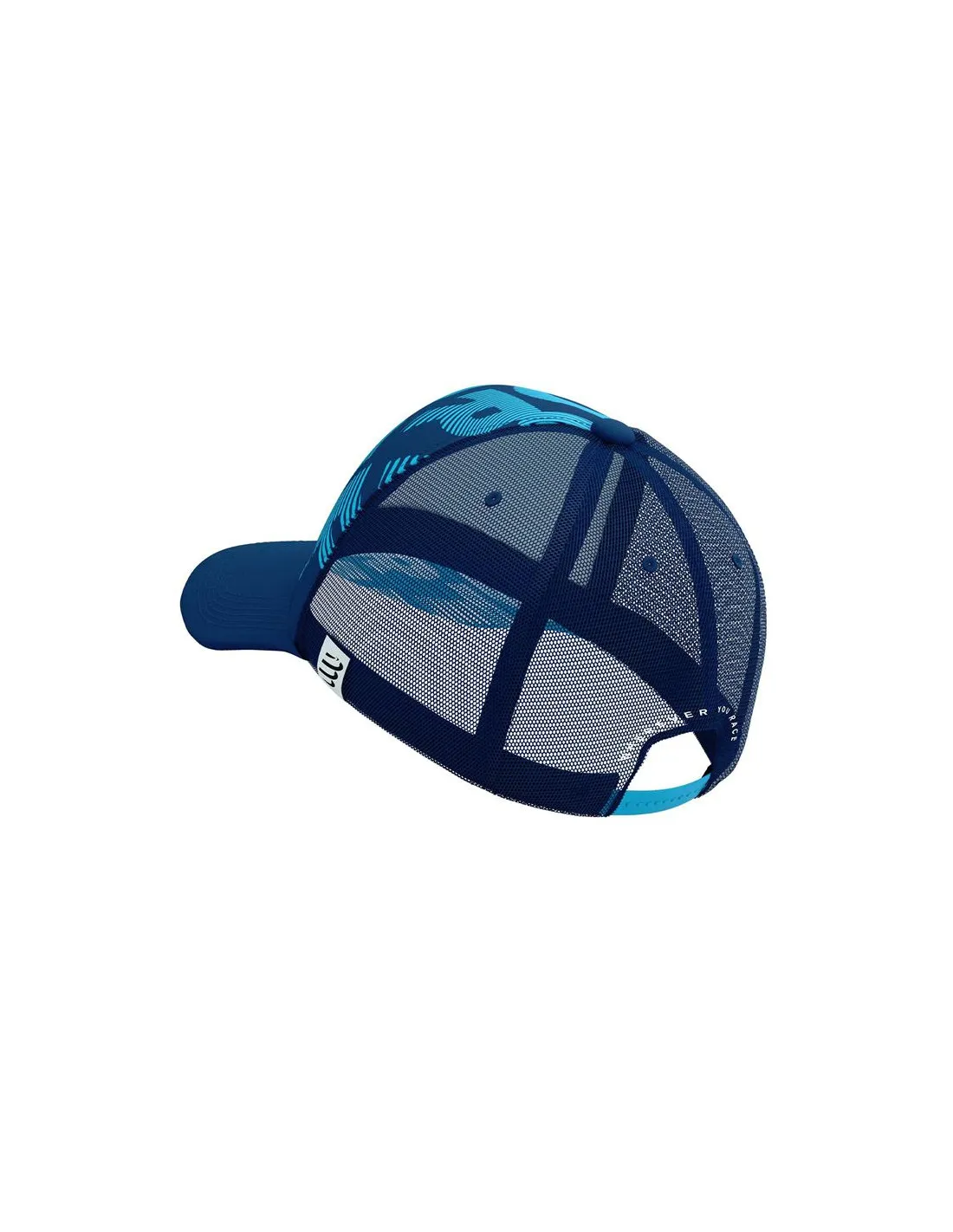 Gorra de Running Compressport Trucker Estate Blue