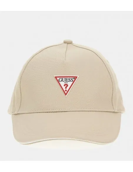 GORRA GUESS BEIGE LOGO FRONTAL  ECOOL