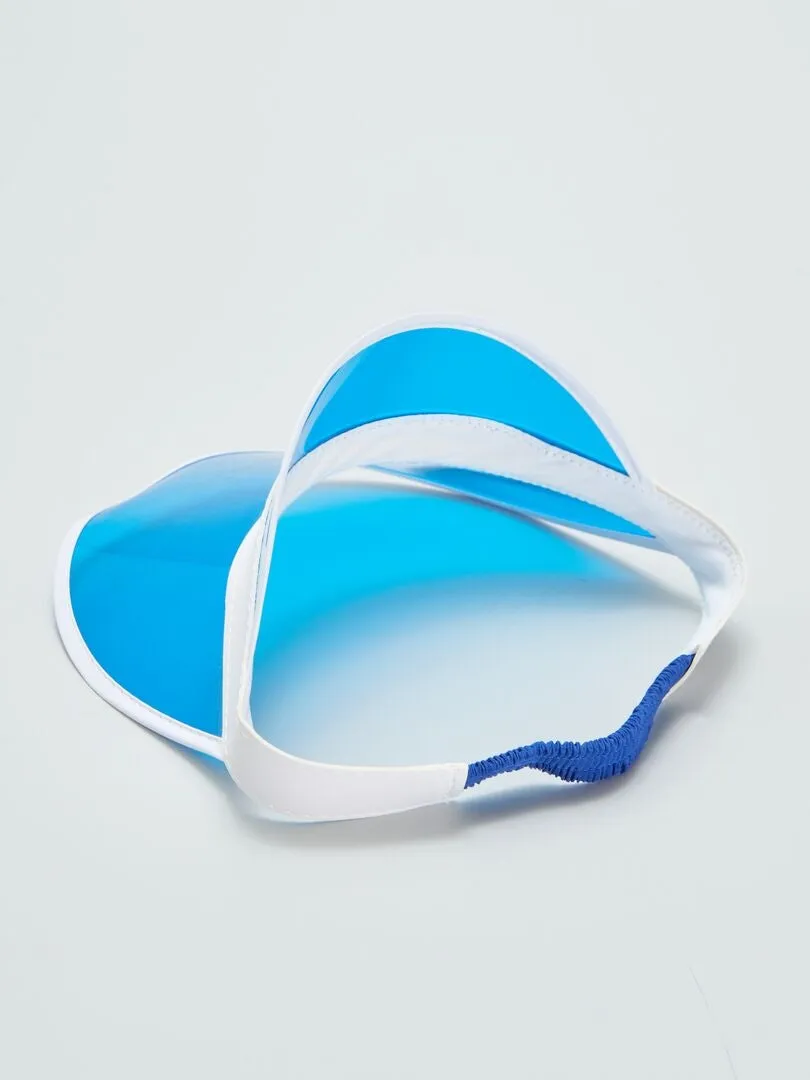 GORRA TRANSPARENTE  AZUL