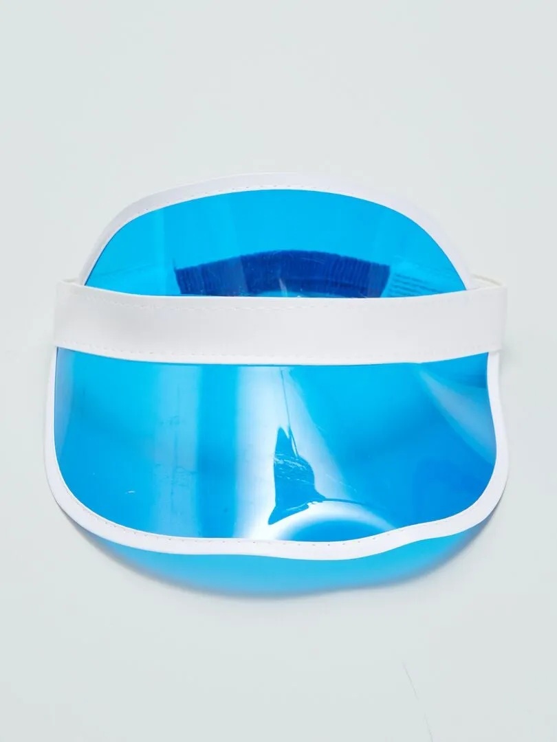 GORRA TRANSPARENTE  AZUL