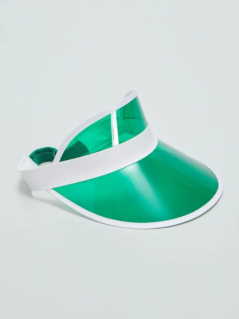 GORRA TRANSPARENTE  VERDE