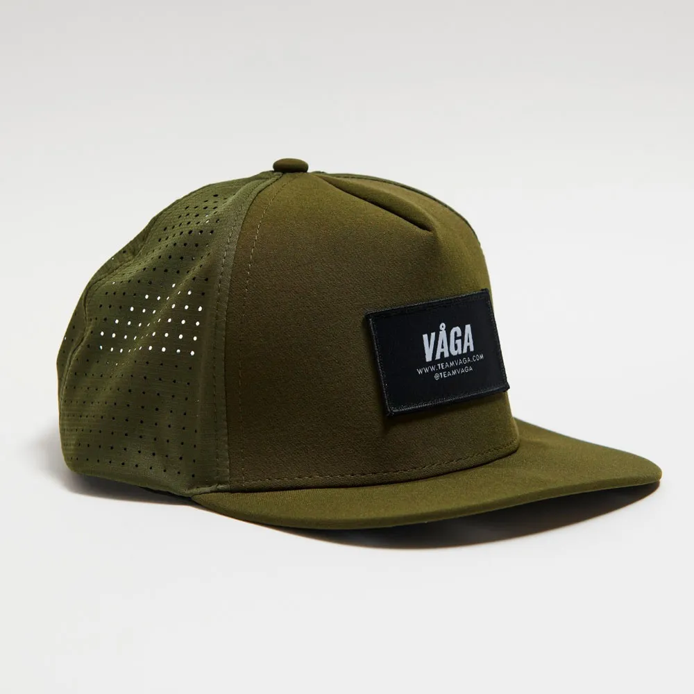 GORRA TRUCKER VÅGA UTILITY GREEN / BLACK / WHITE