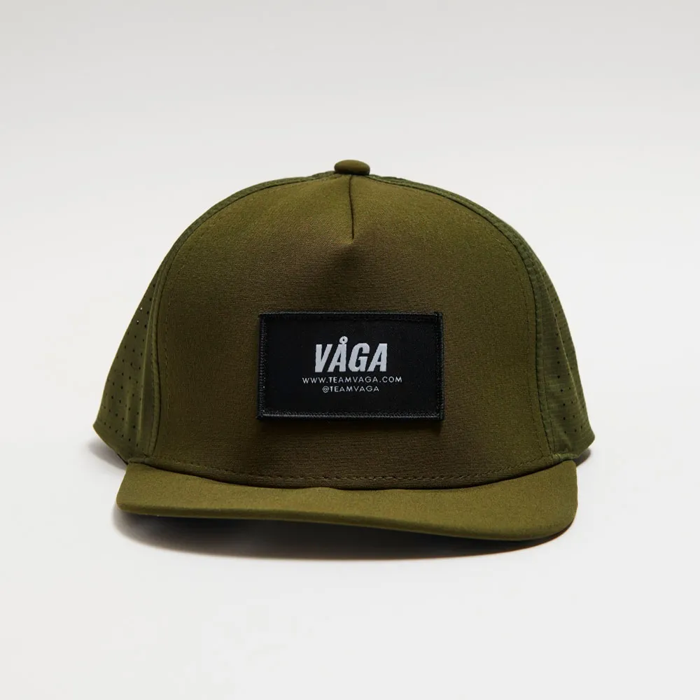 GORRA TRUCKER VÅGA UTILITY GREEN / BLACK / WHITE