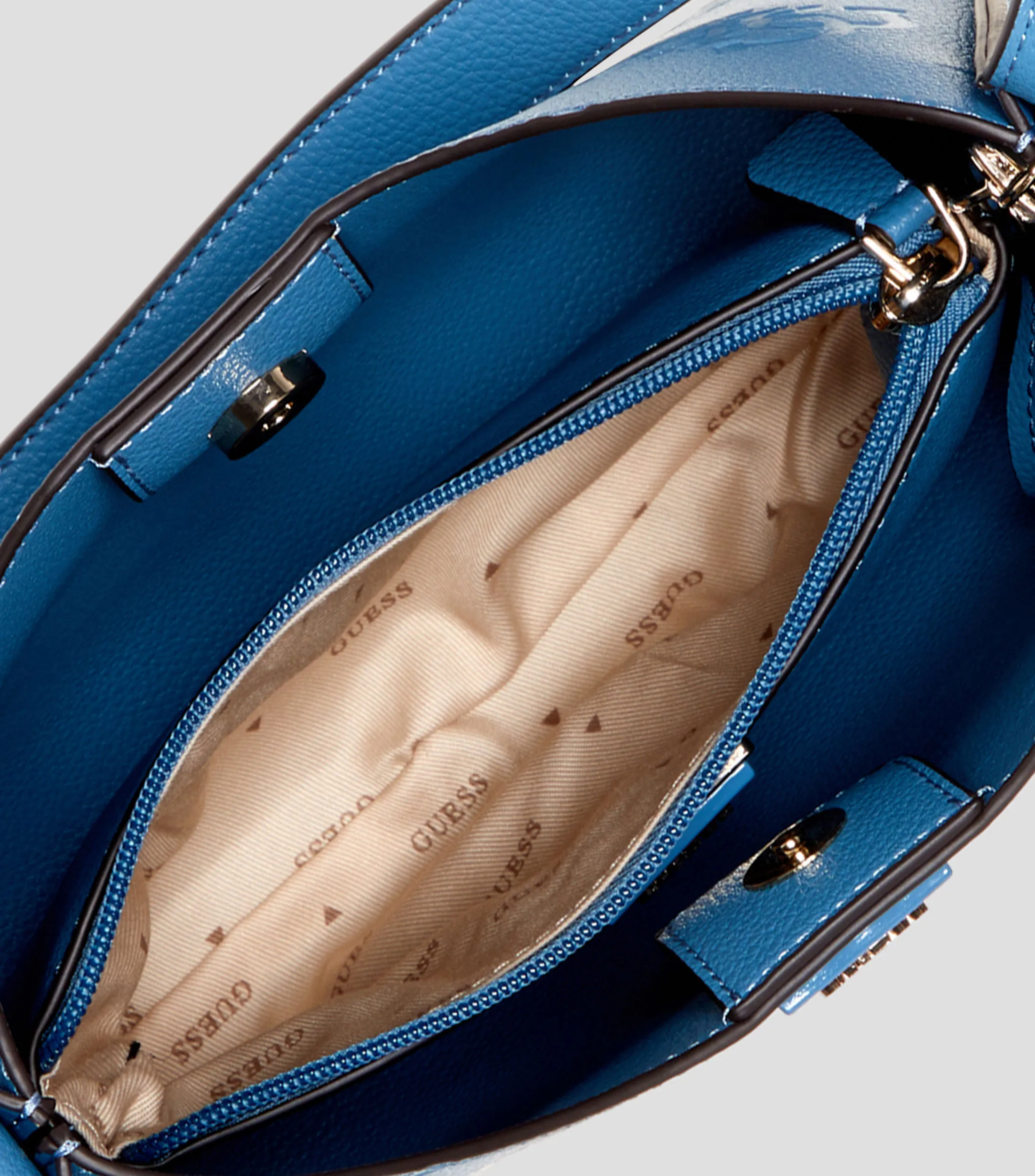 Guess Bolso Hobo Keandra con Grabado Mujer