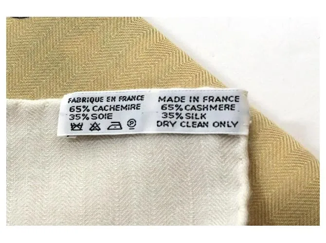 Hermès Pañuelos Multicolor Beige 