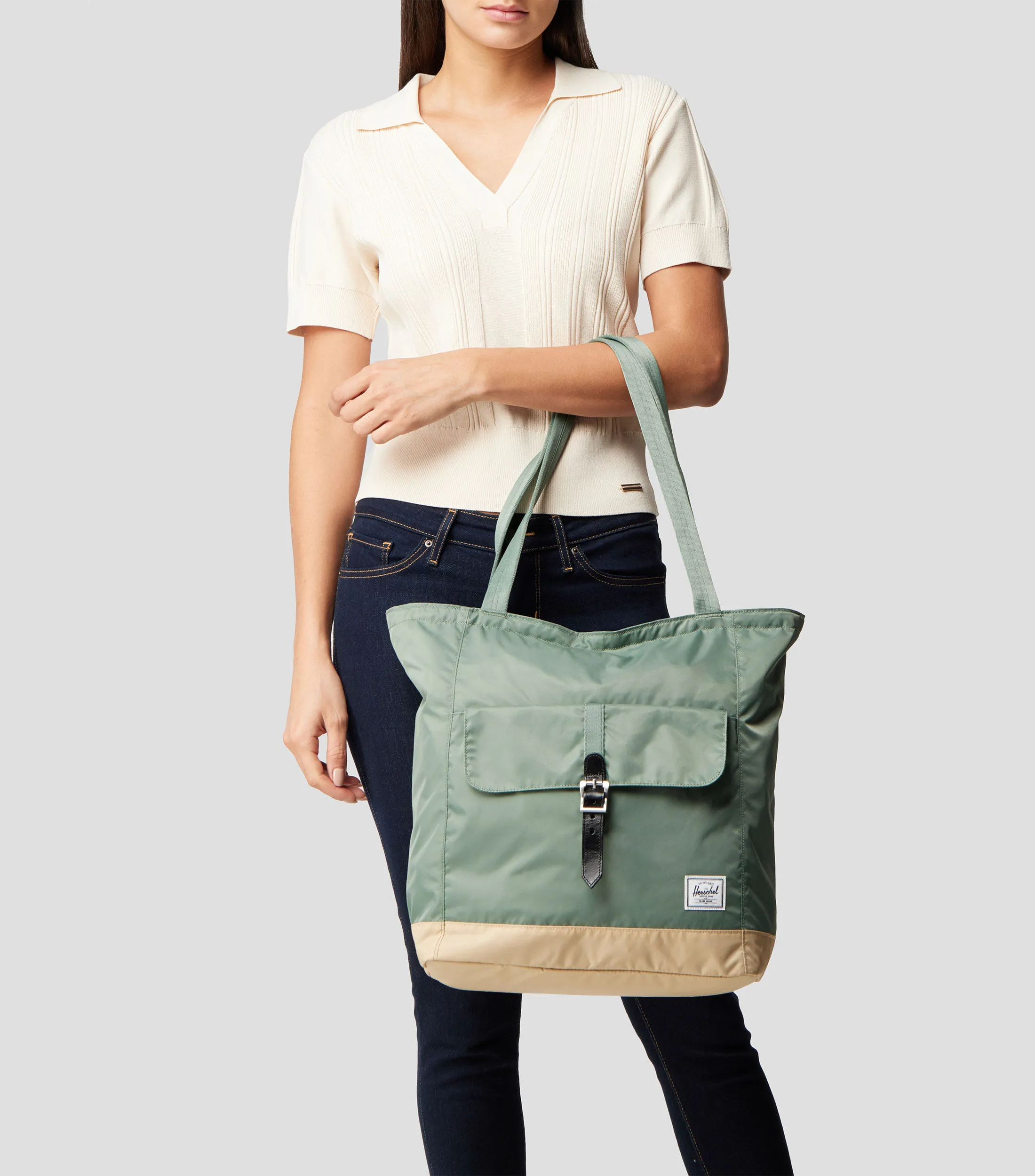 Herschel Supply & Co. Bolso Tote Verde Mujer