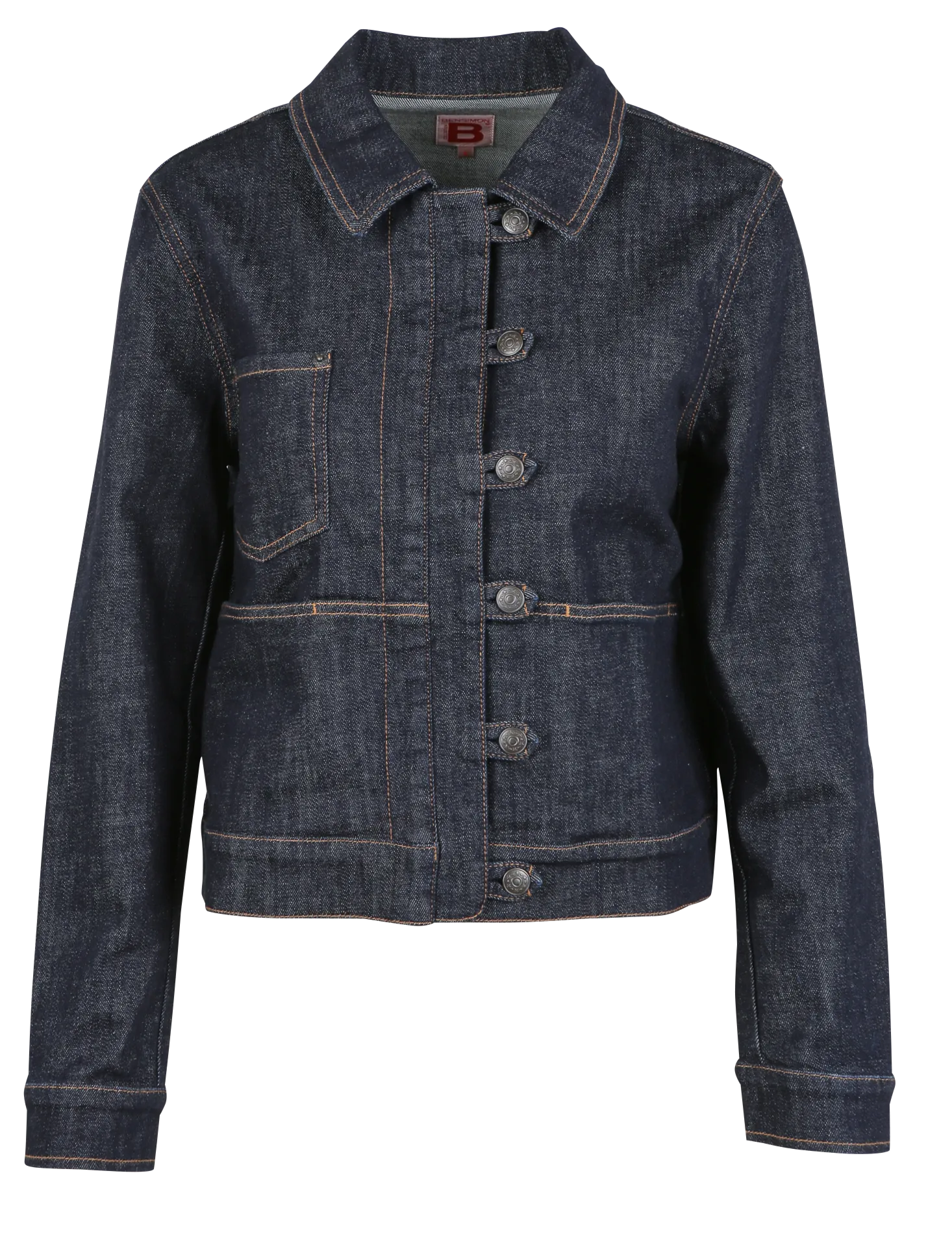JALILA  CHAQUETA VAQUERA DE MEZCLA DE ALGODóN EN AZUL
