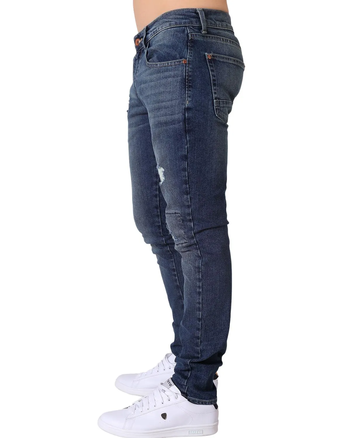 Jeans Hombre Moda Slim Azul Oggi 59104814