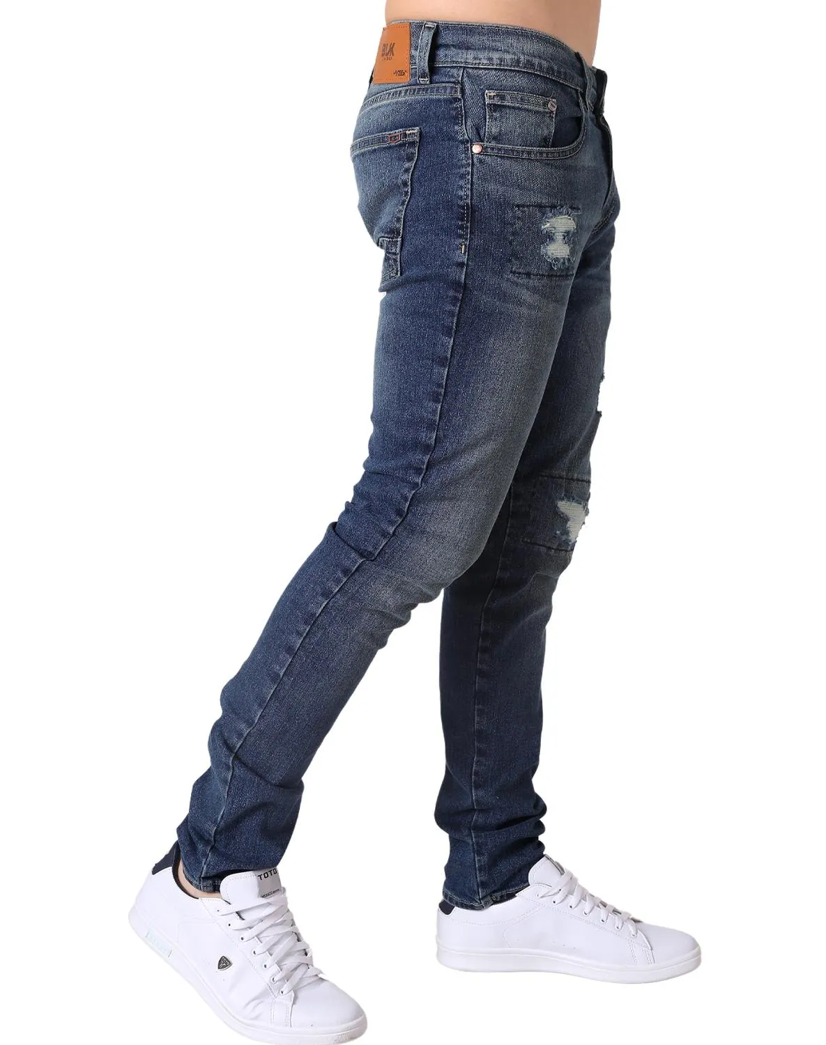 Jeans Hombre Moda Slim Azul Oggi 59104814