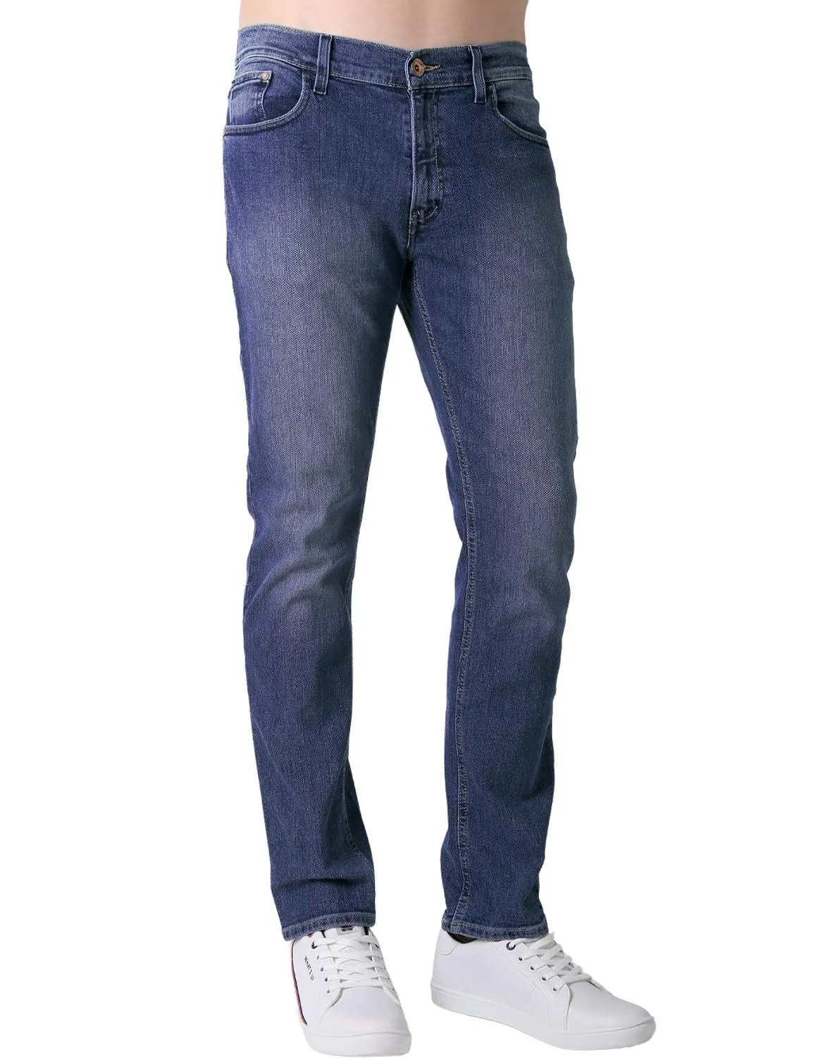 Jeans Hombre Moda Slim Azul Oggi Iron 59105028