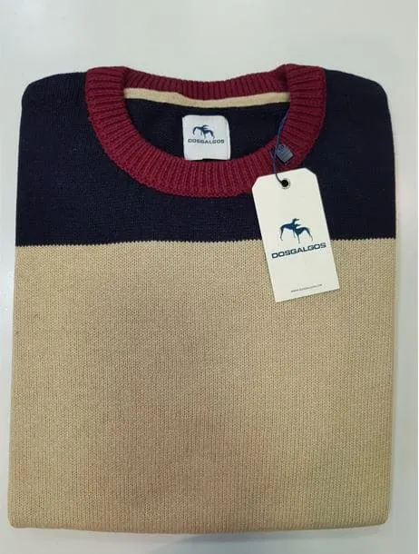 JERSEY DE HOMBRE DOS GALGOS 5231 BEIGE