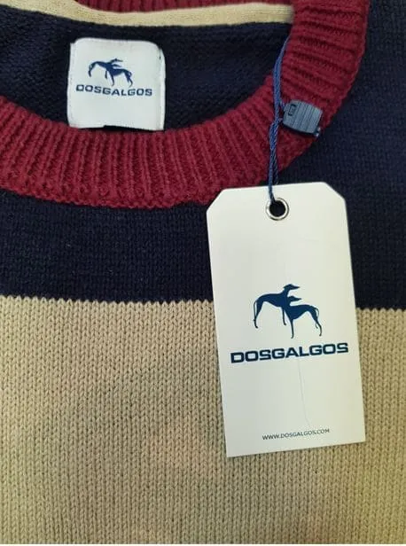 JERSEY DE HOMBRE DOS GALGOS 5231 BEIGE