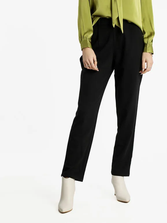 Jmzy Orignal Design Pantalón recto de tiro alto para mujer