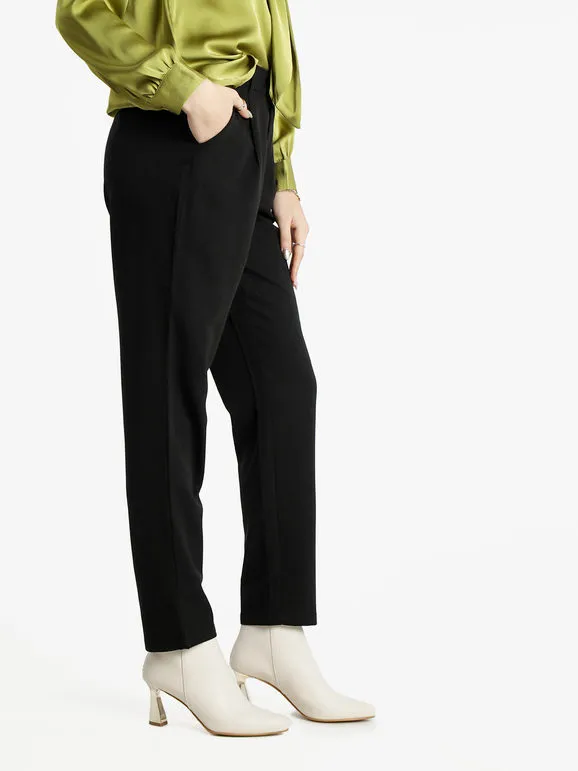Jmzy Orignal Design Pantalón recto de tiro alto para mujer