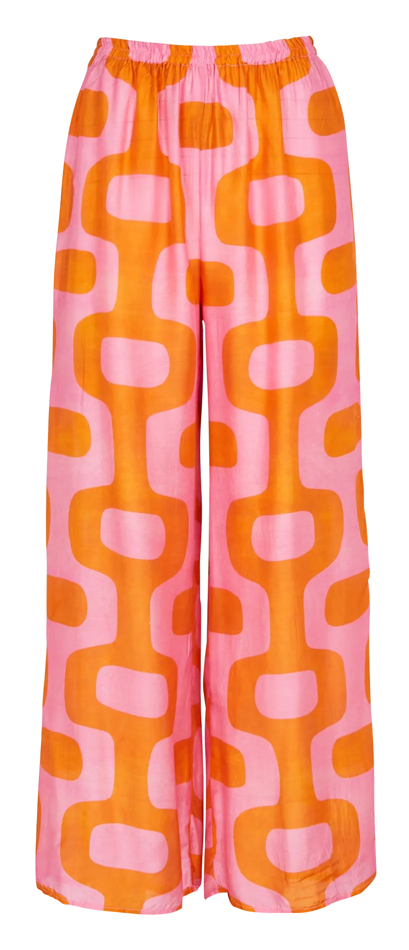 JOE  PANTALóN RECTO FLUIDO ESTAMPADO EN MULTICOLOR