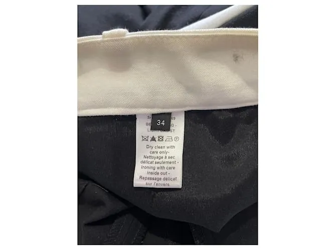 JOSEPH Pantalón T.fr 34 Algodón Negro 