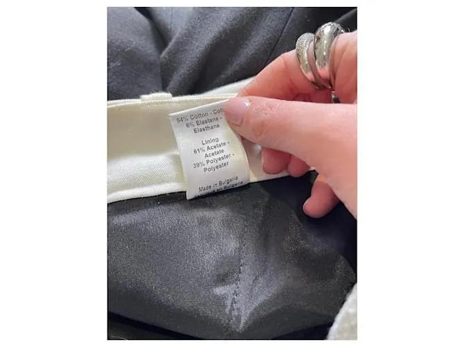 JOSEPH Pantalón T.fr 34 Algodón Negro 