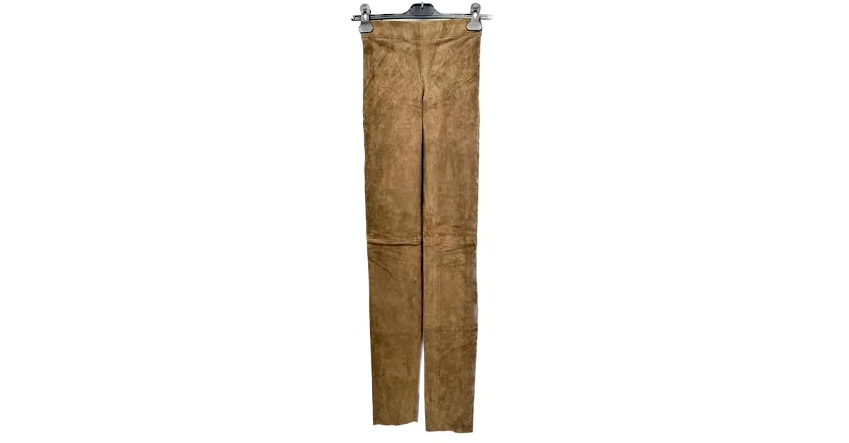 JOSEPH Pantalón T.fr 36 Algodón Castaño Camello 