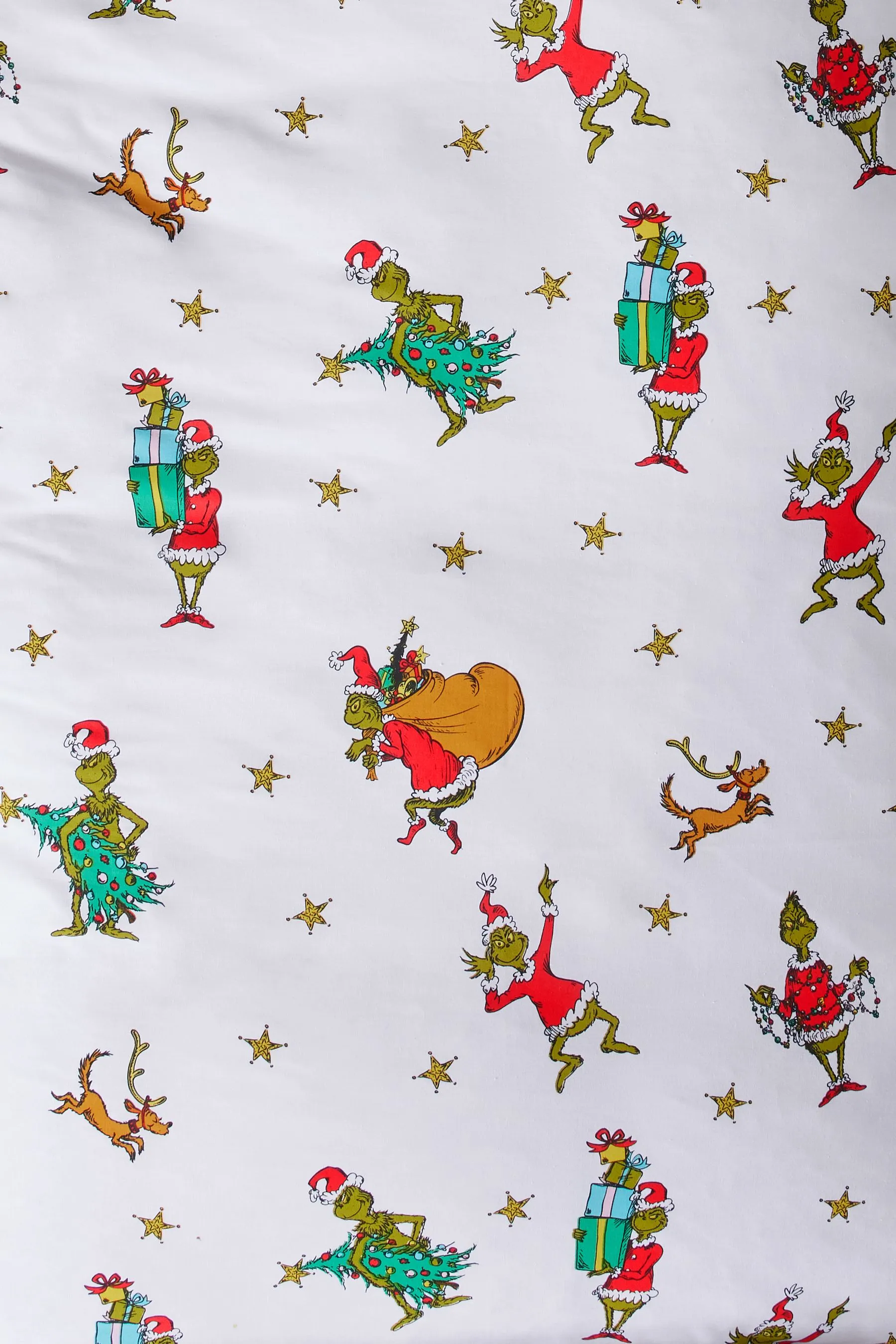Juego de funda de edredón y funda de almohada con estampado navideño