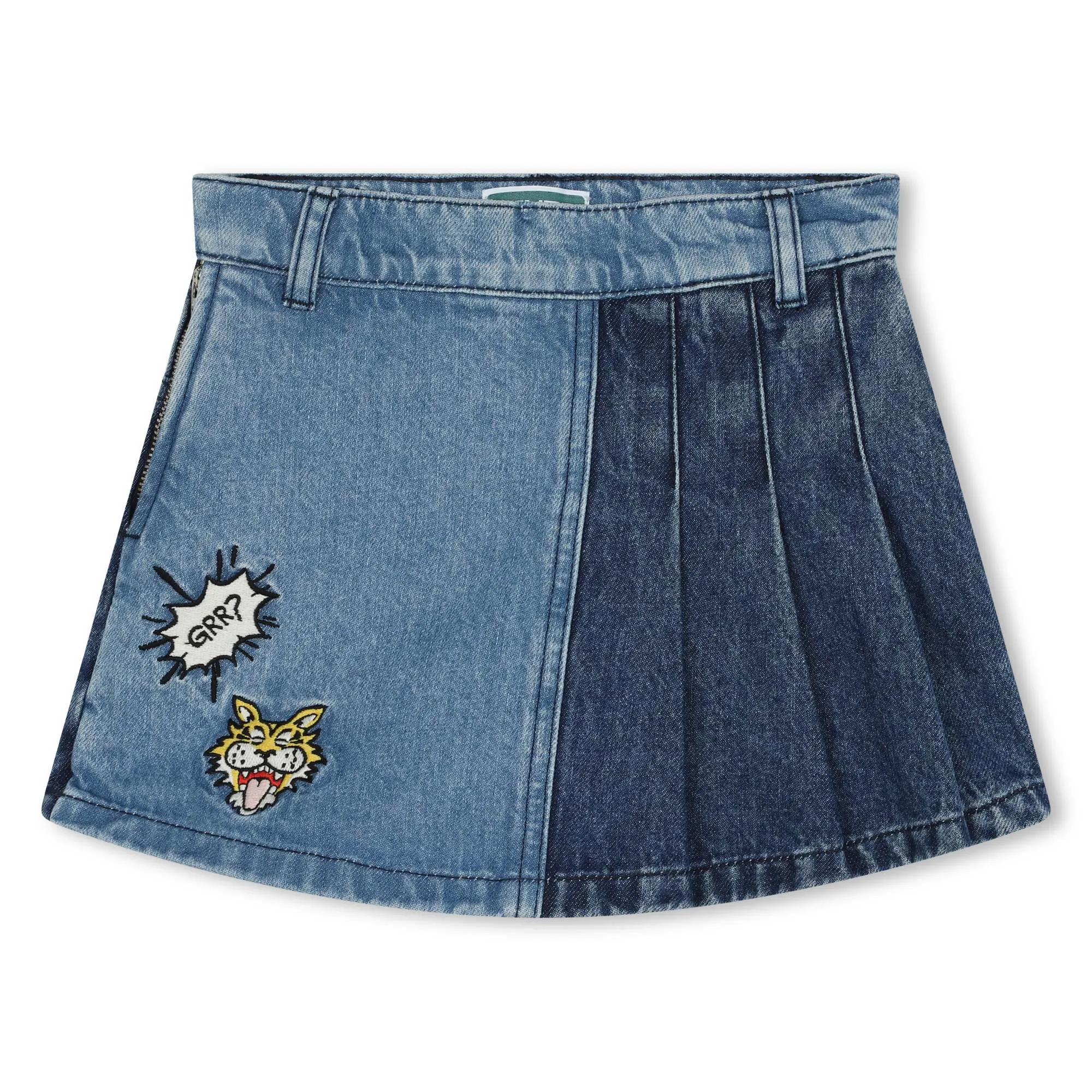 KENZO KIDS Pantalón corto vaquero bordado