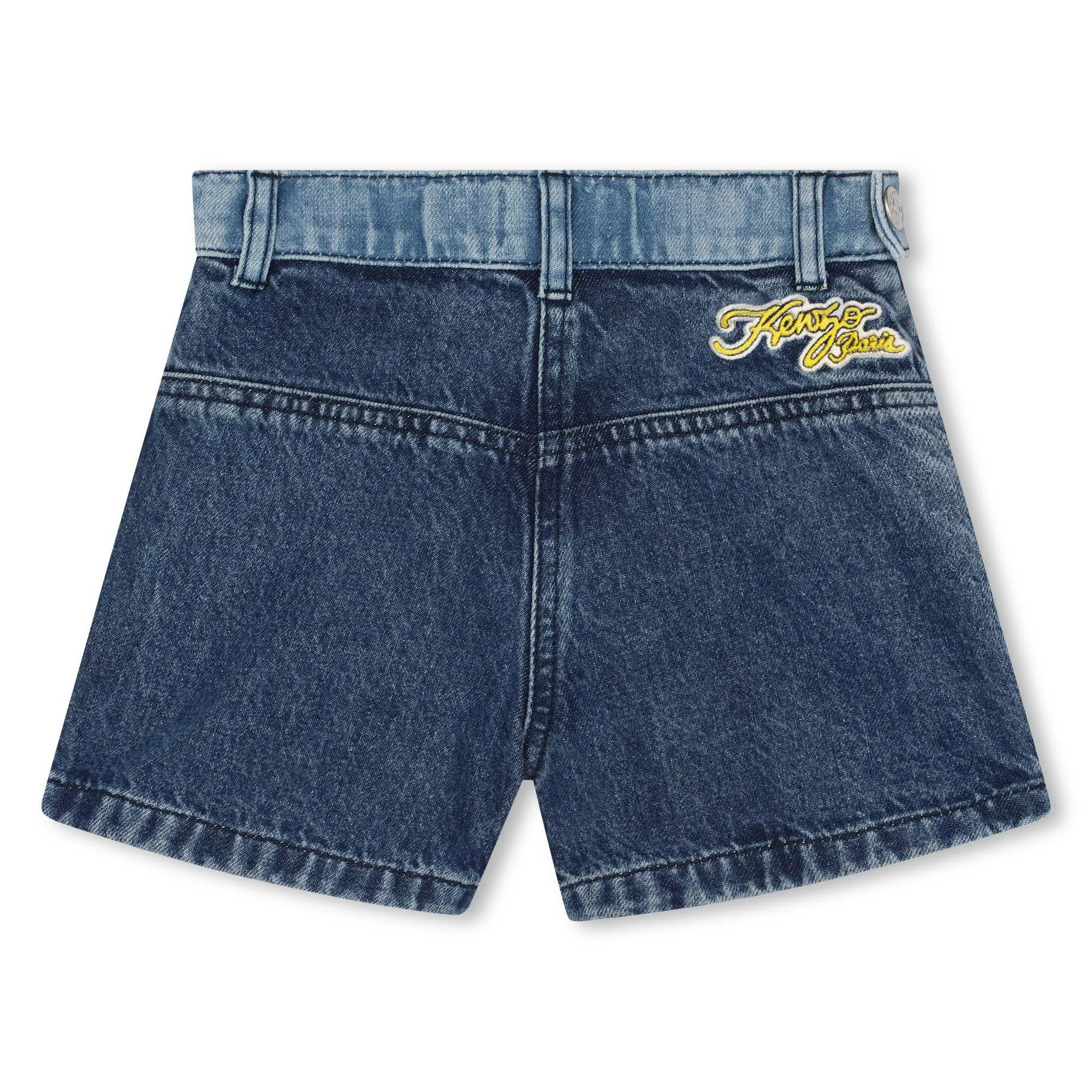 KENZO KIDS Pantalón corto vaquero bordado