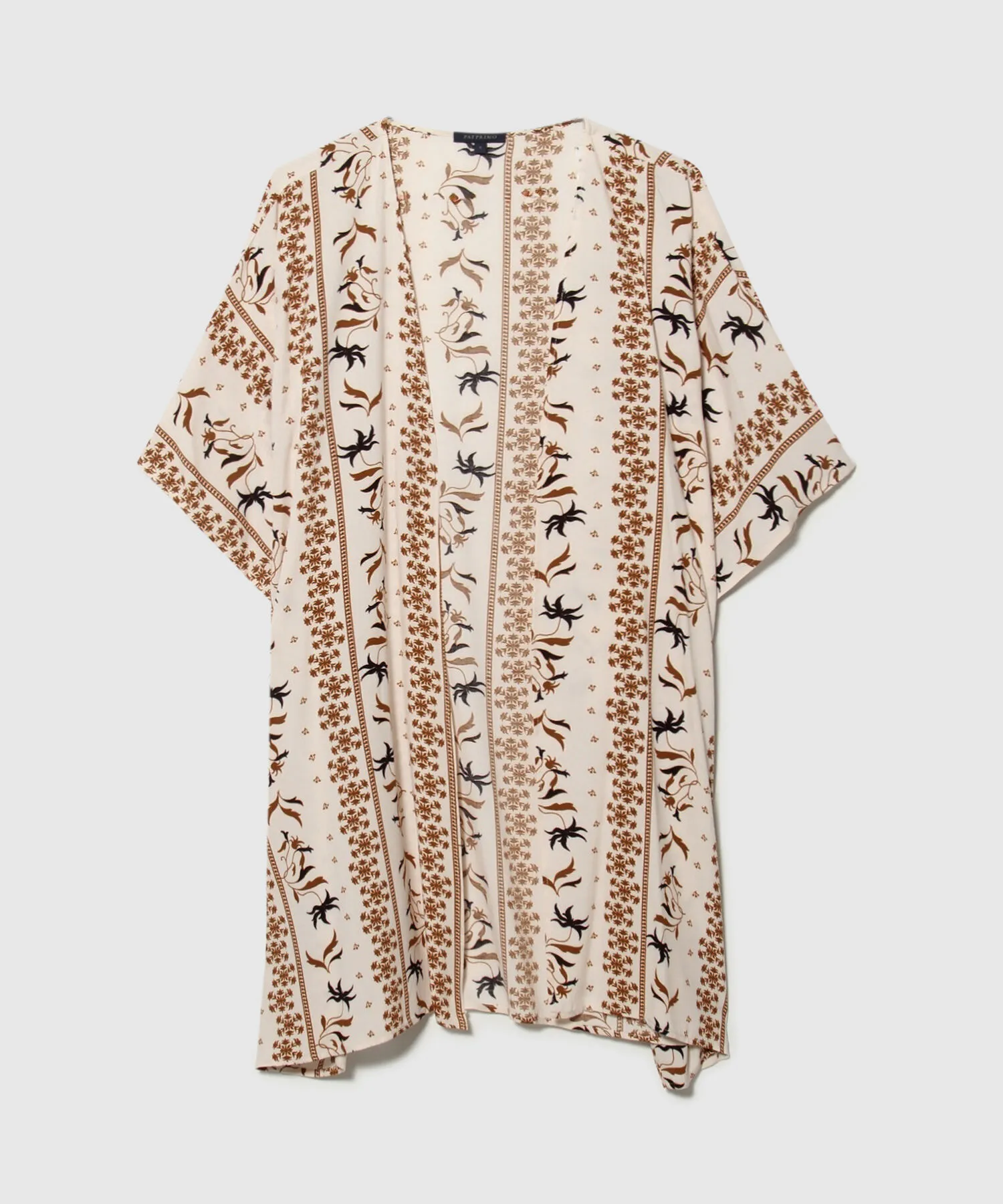 KIMONO LARGO CON ESTAMPADO
