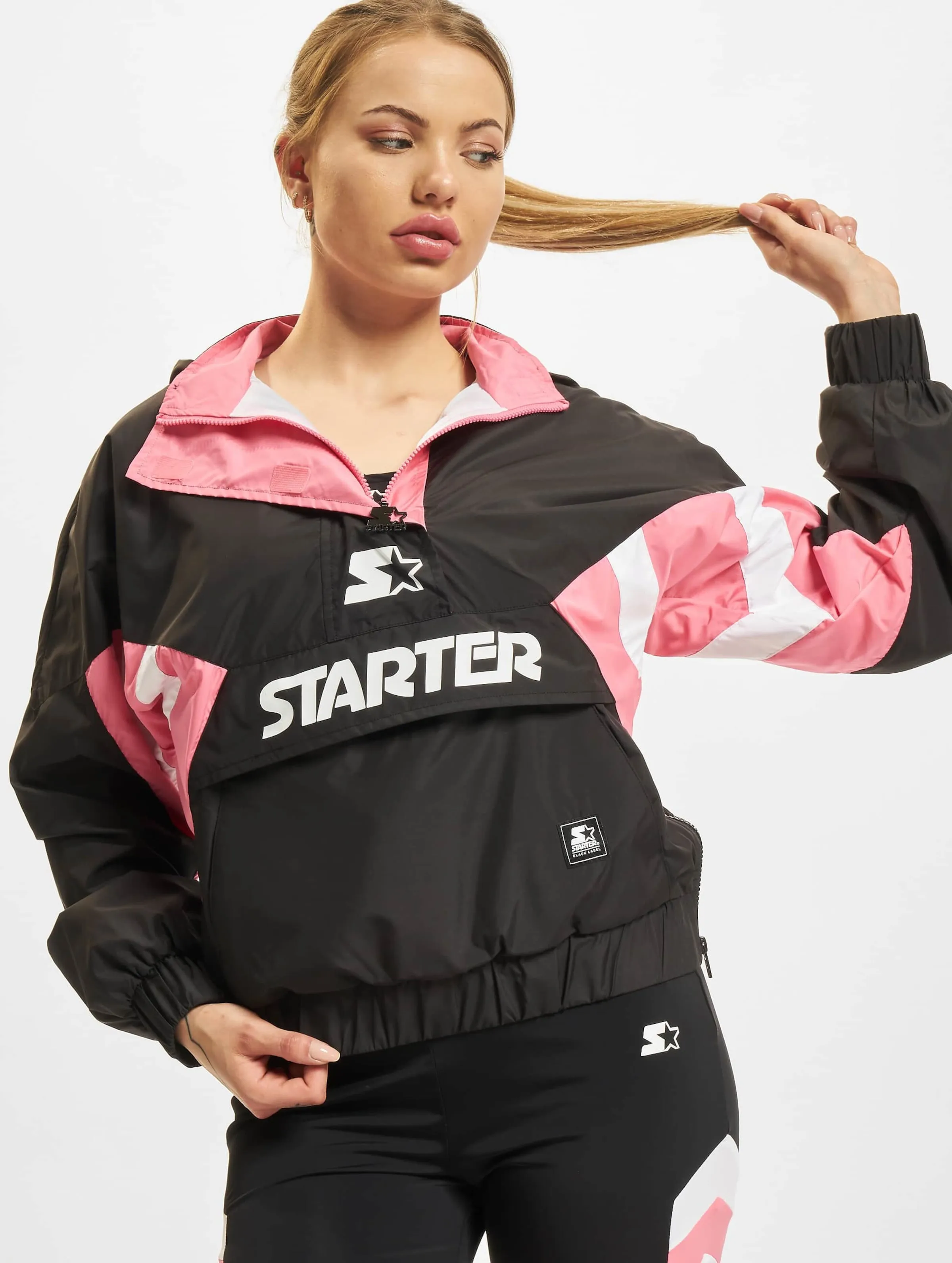 Ladies Colorblock Halfzip