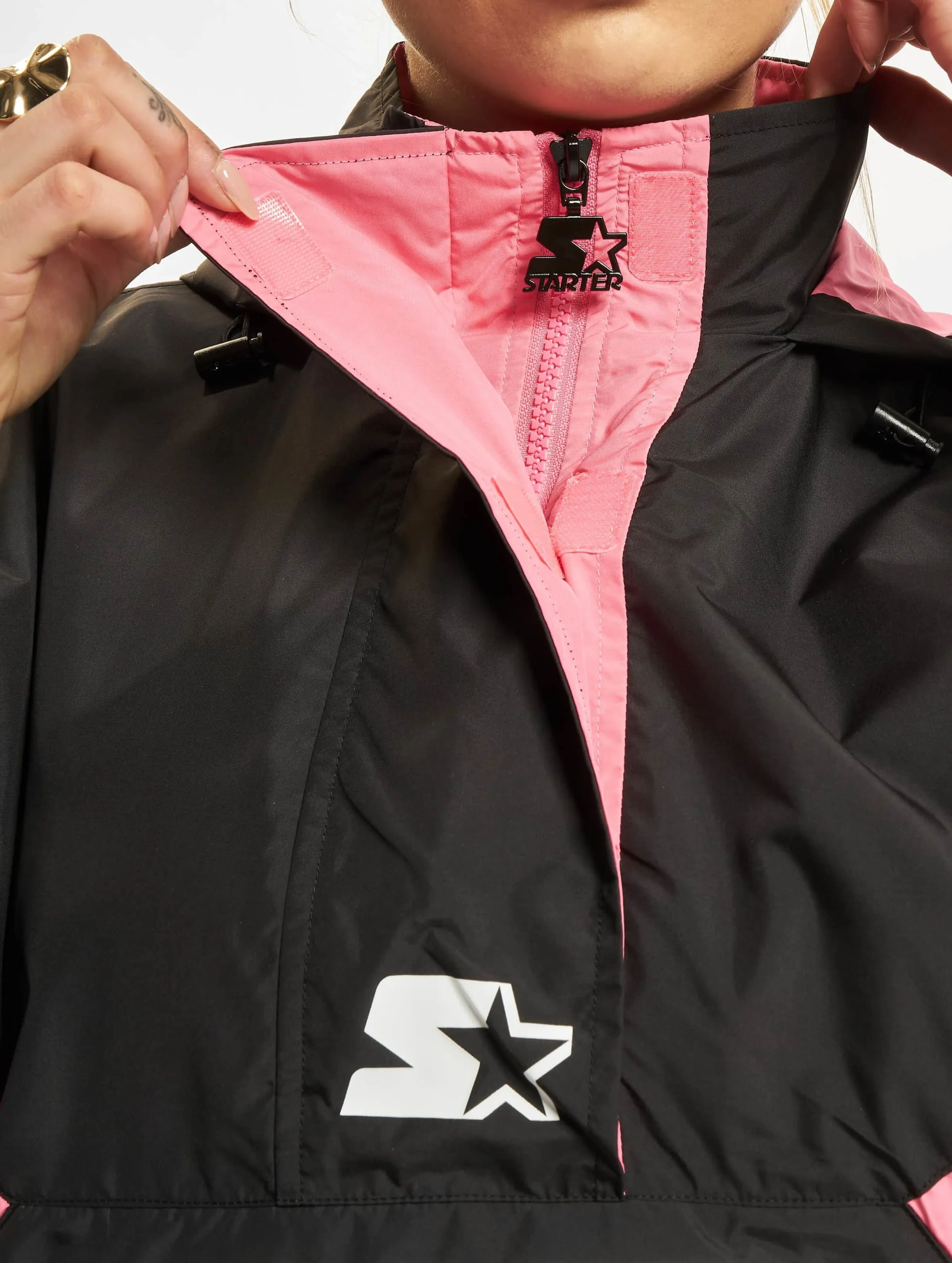 Ladies Colorblock Halfzip