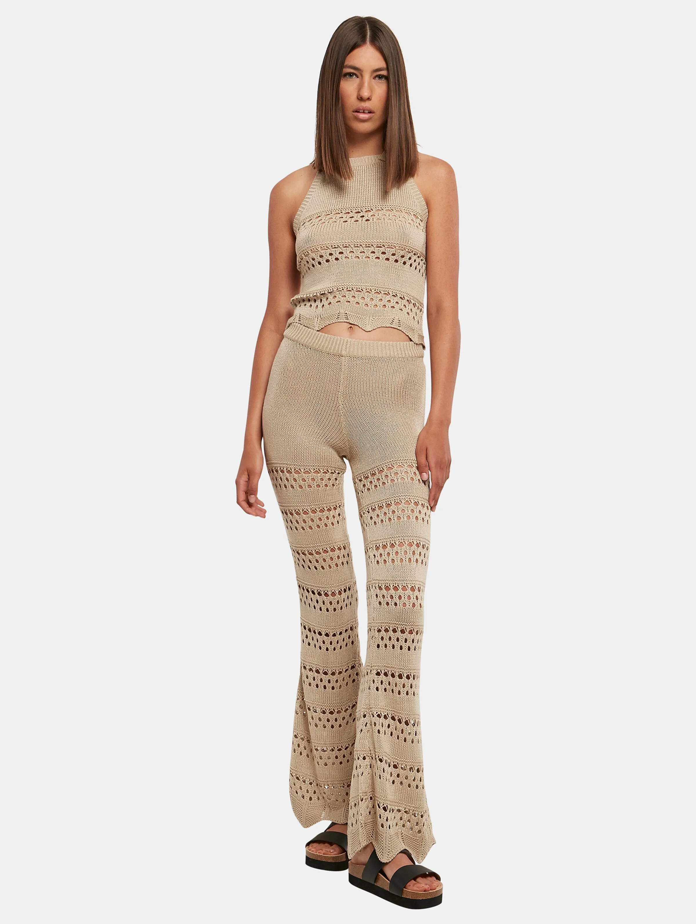  Ladies Flared Crochet Knit