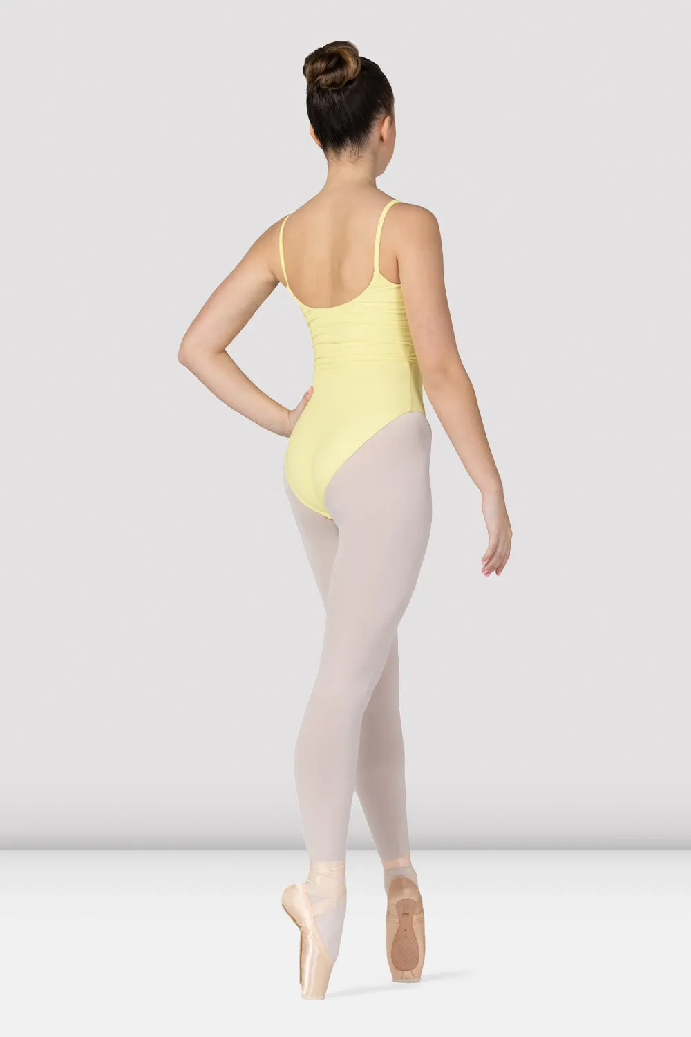 Ladies Franca Ruched Bodice Camisole Leotard