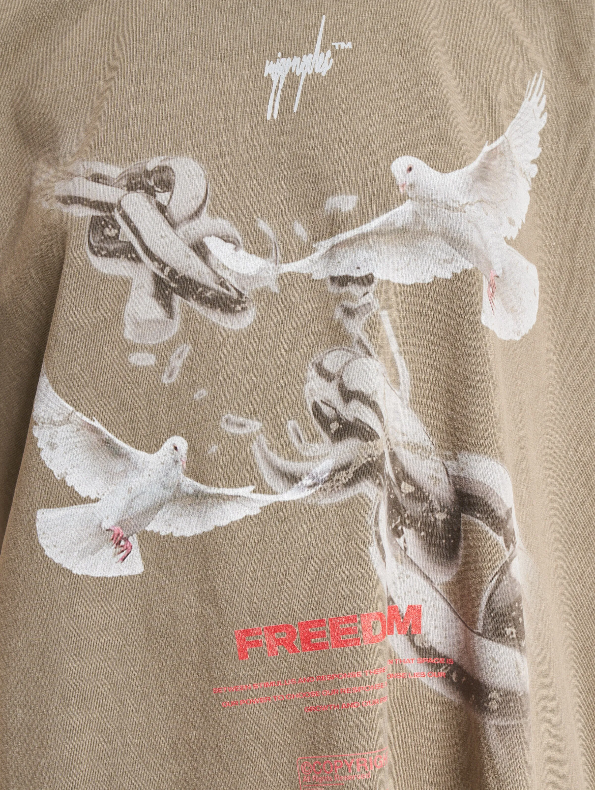 Ladies Freedom x Acid Washed Heavy Oversized