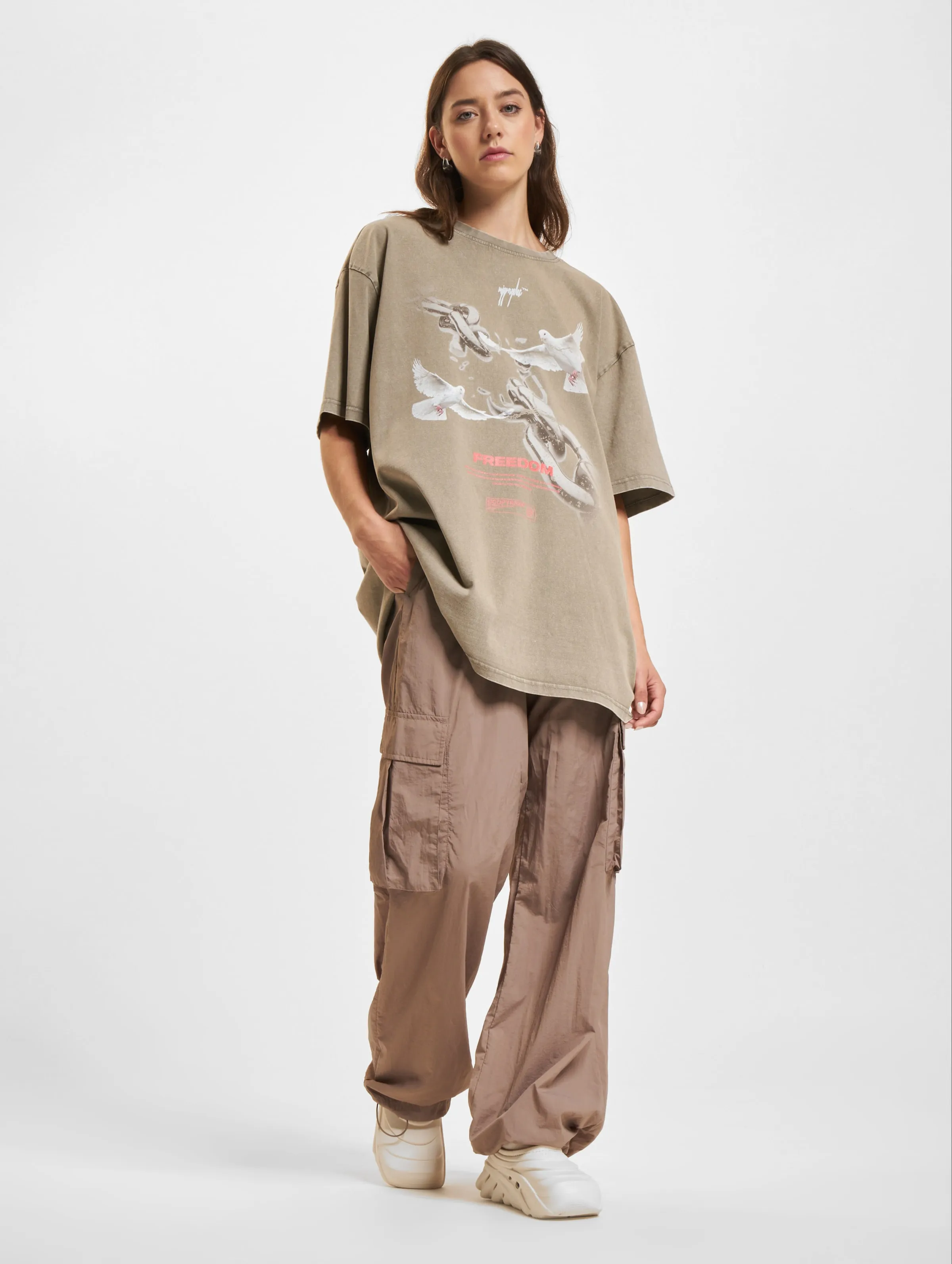 Ladies Freedom x Acid Washed Heavy Oversized