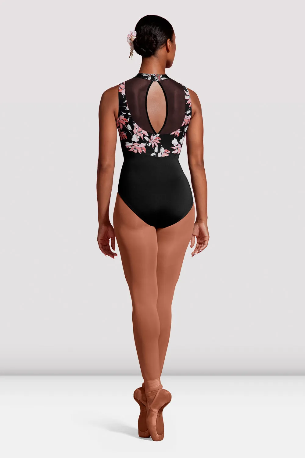 Ladies Mirella Jardin Boutique Printed Bodice Leotard