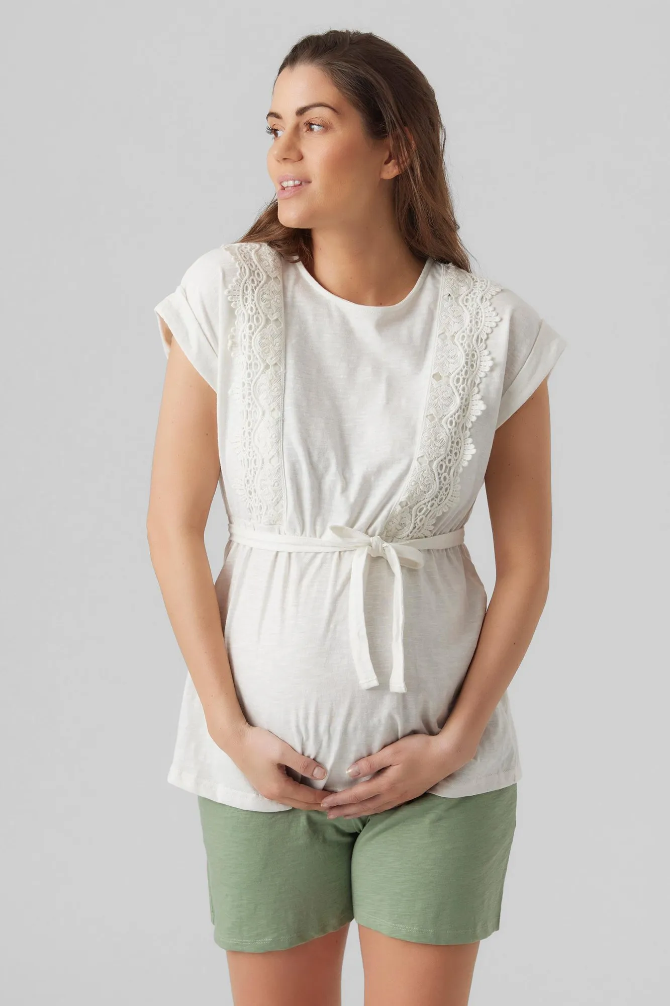 Mamalicious Top de algodón maternity y lactancia