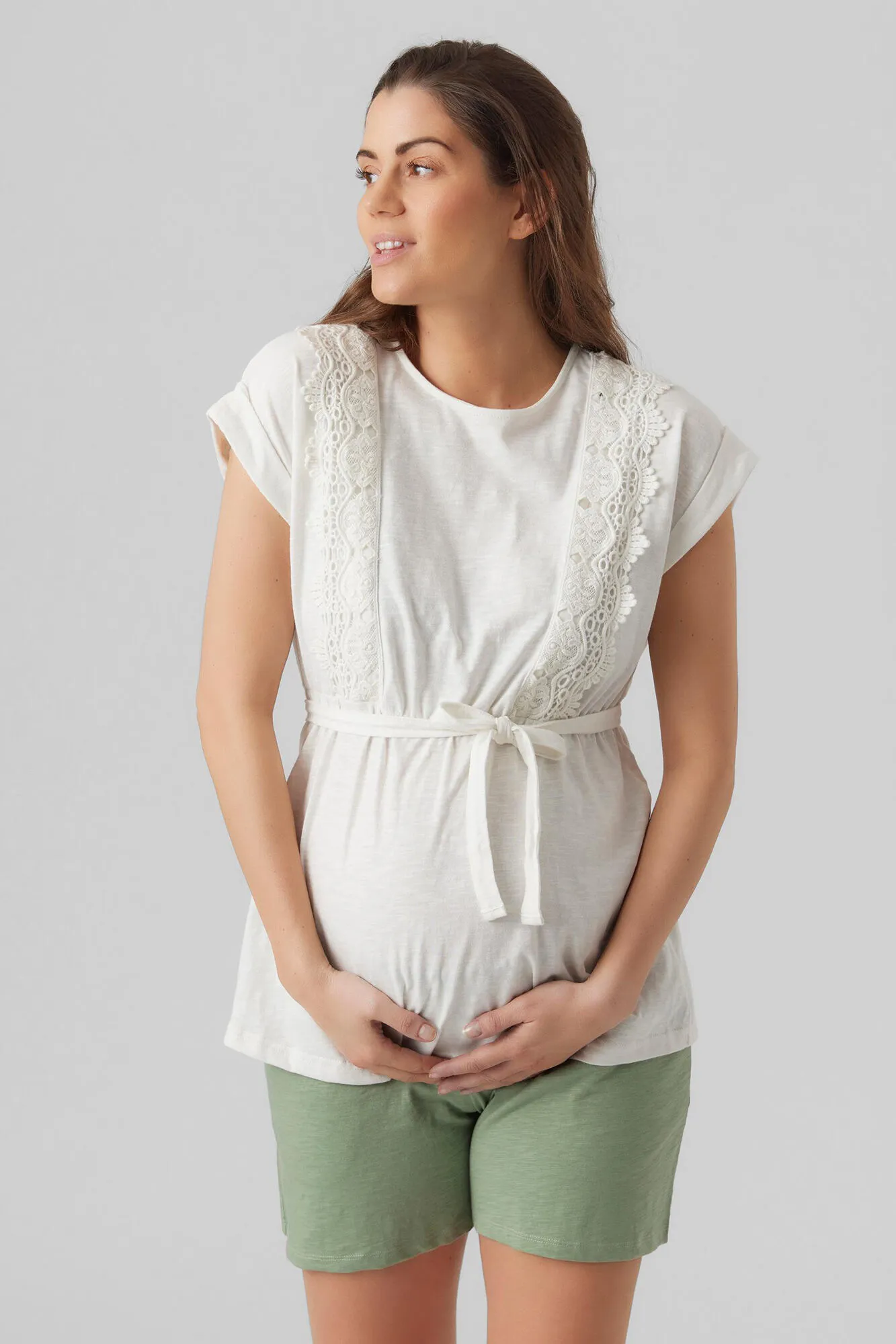 Mamalicious Top de algodón maternity y lactancia