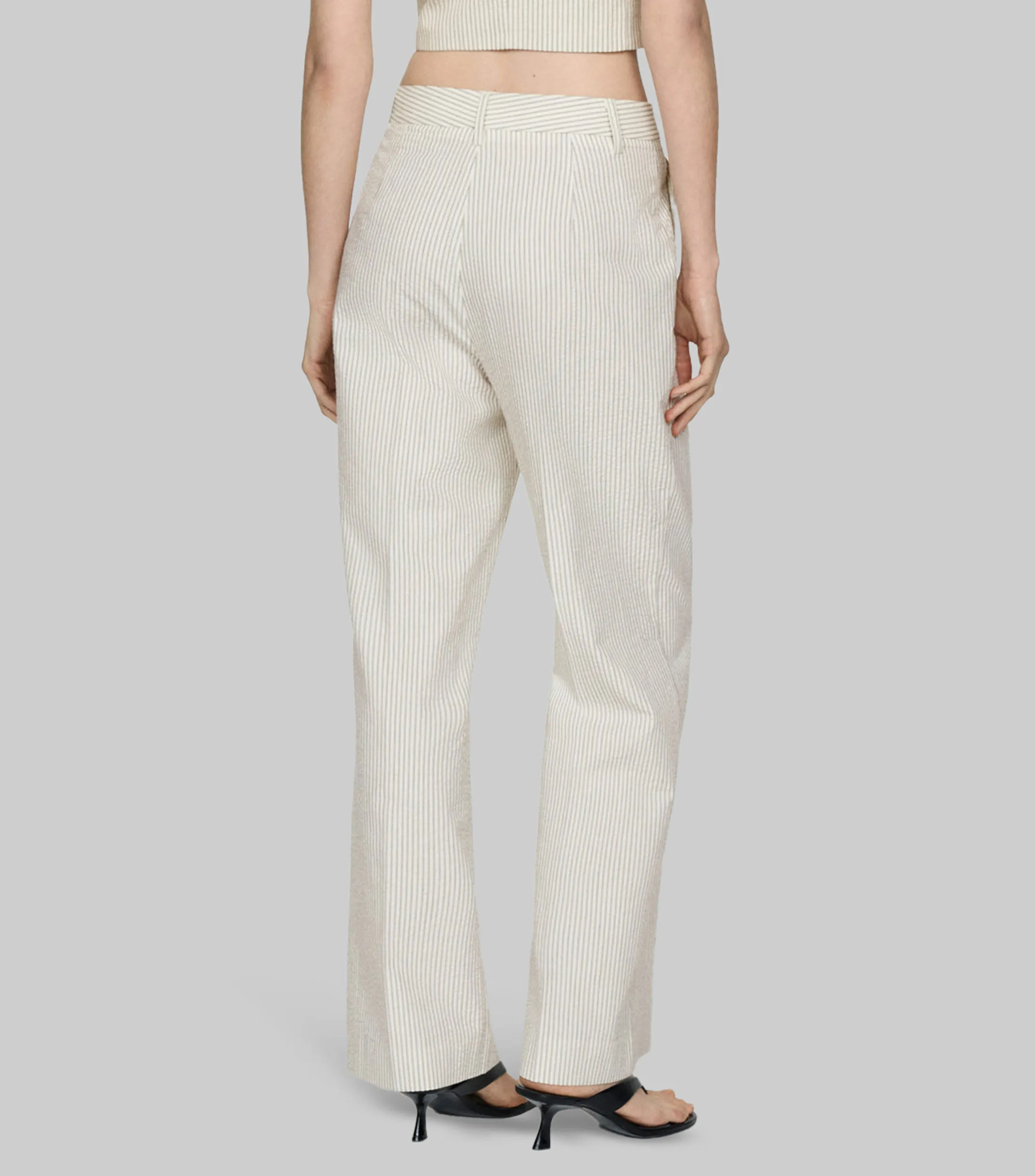 Mango Pantalón a Rayas Mujer