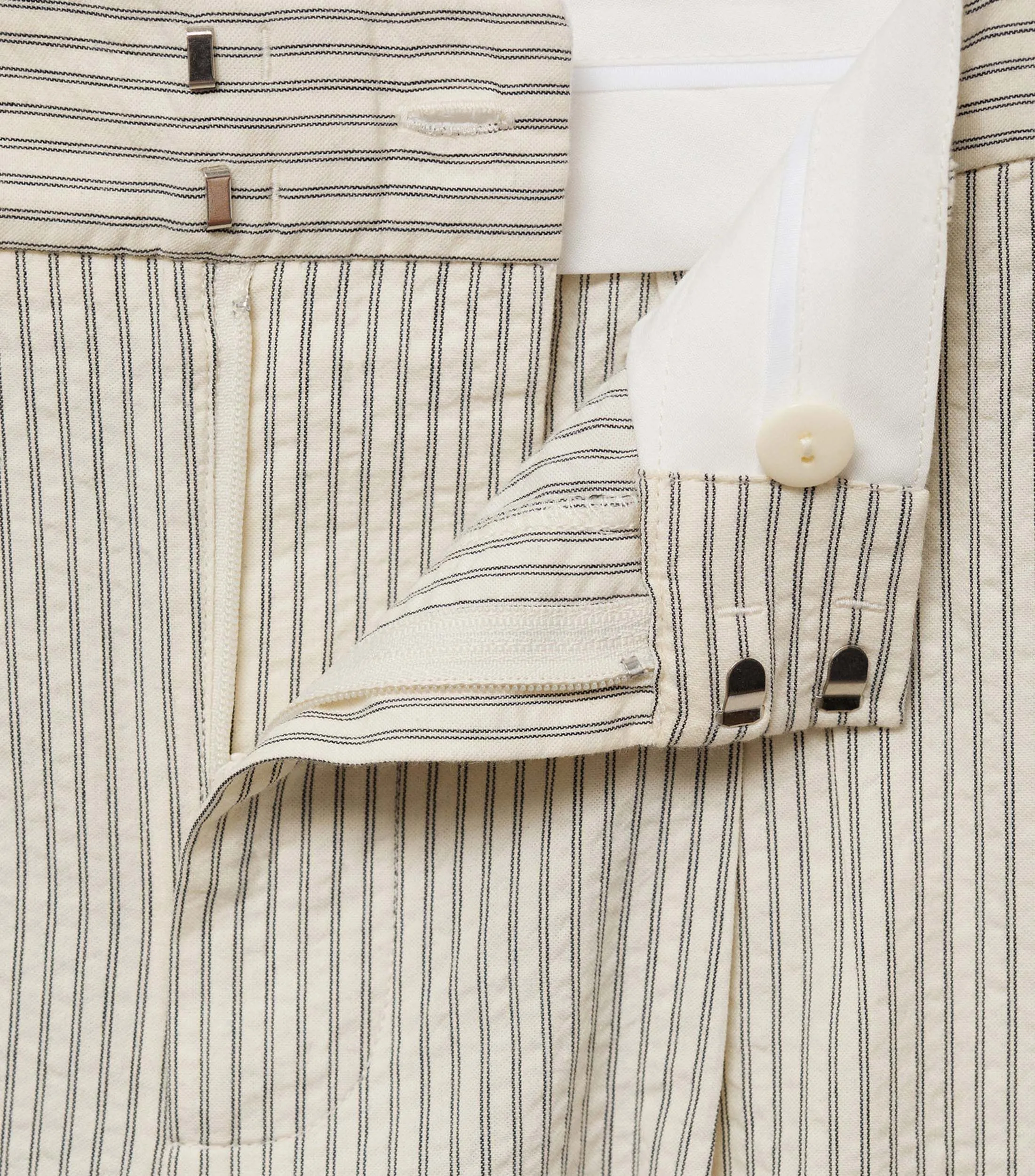 Mango Pantalón a Rayas Mujer