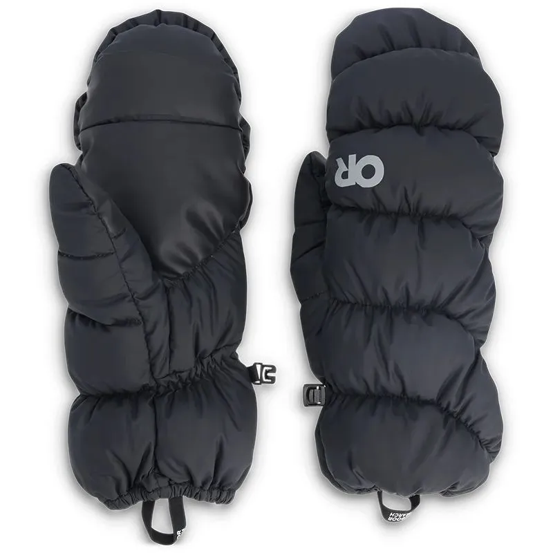 Manoplas Outdoor Research Manoplas de plumón Coldfront (negro)