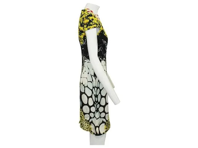 Mary Katrantzou Vestido multicolor con estampado abstracto 