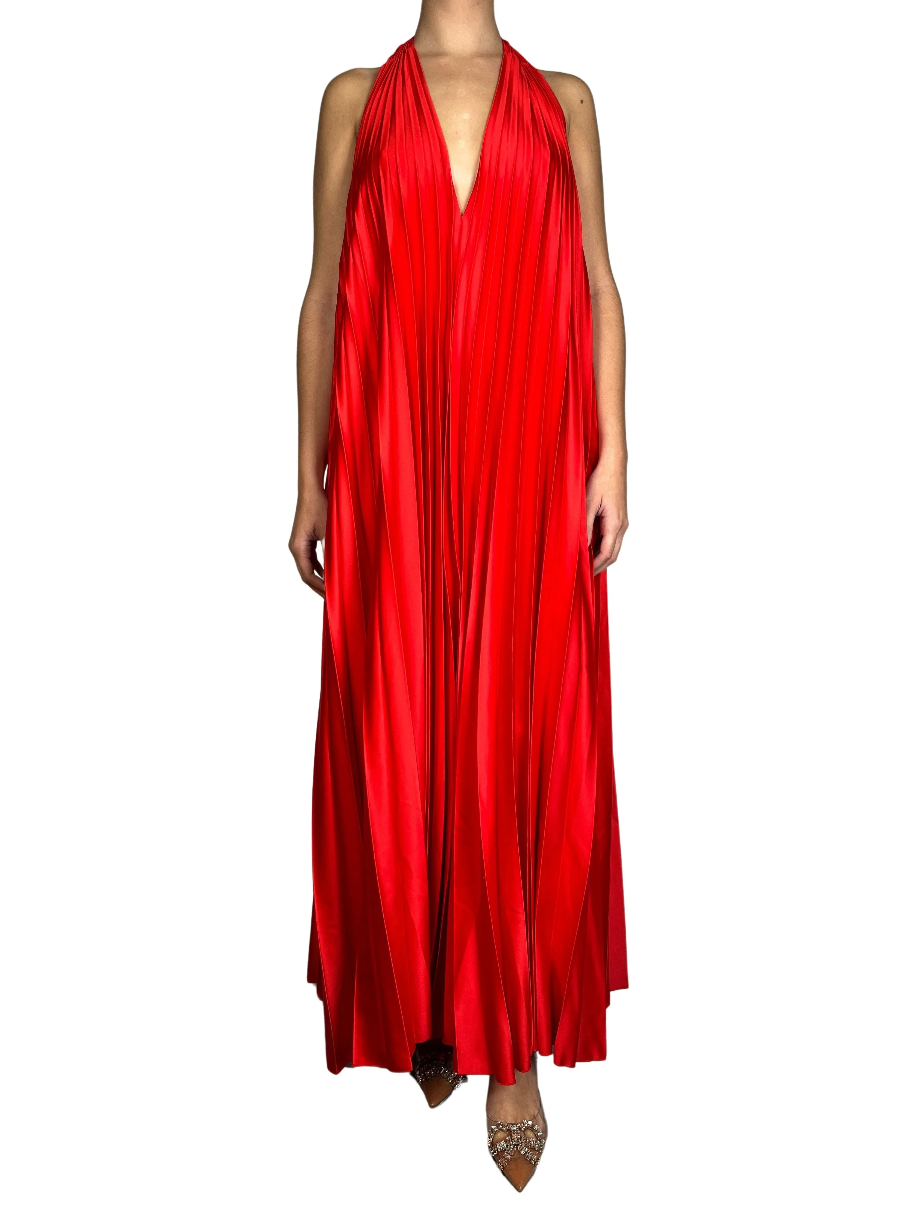 MASSIMO DUTTI Vestido Plisado