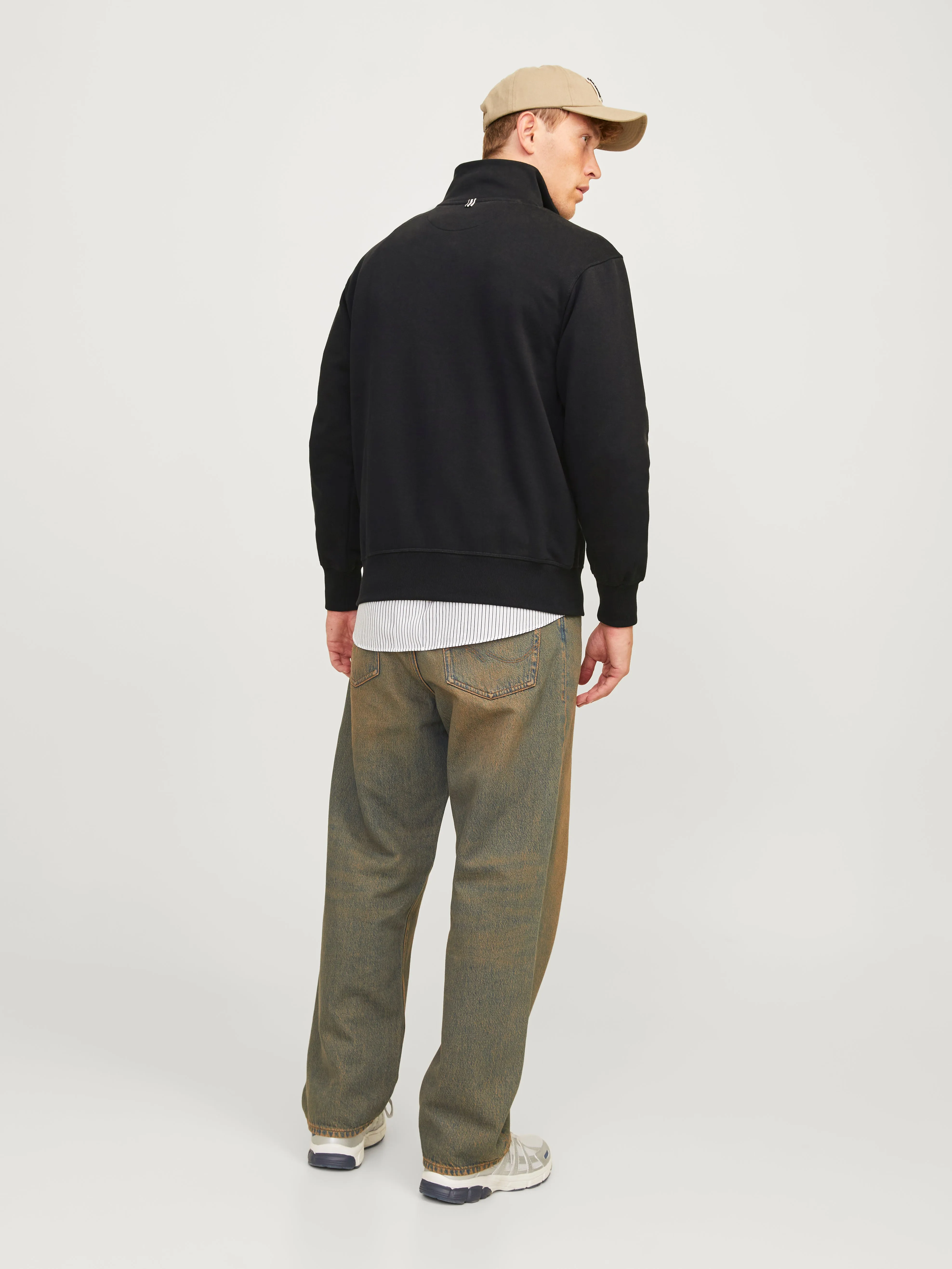 Media cremallera Estampado | Negro | Jack & Jones®