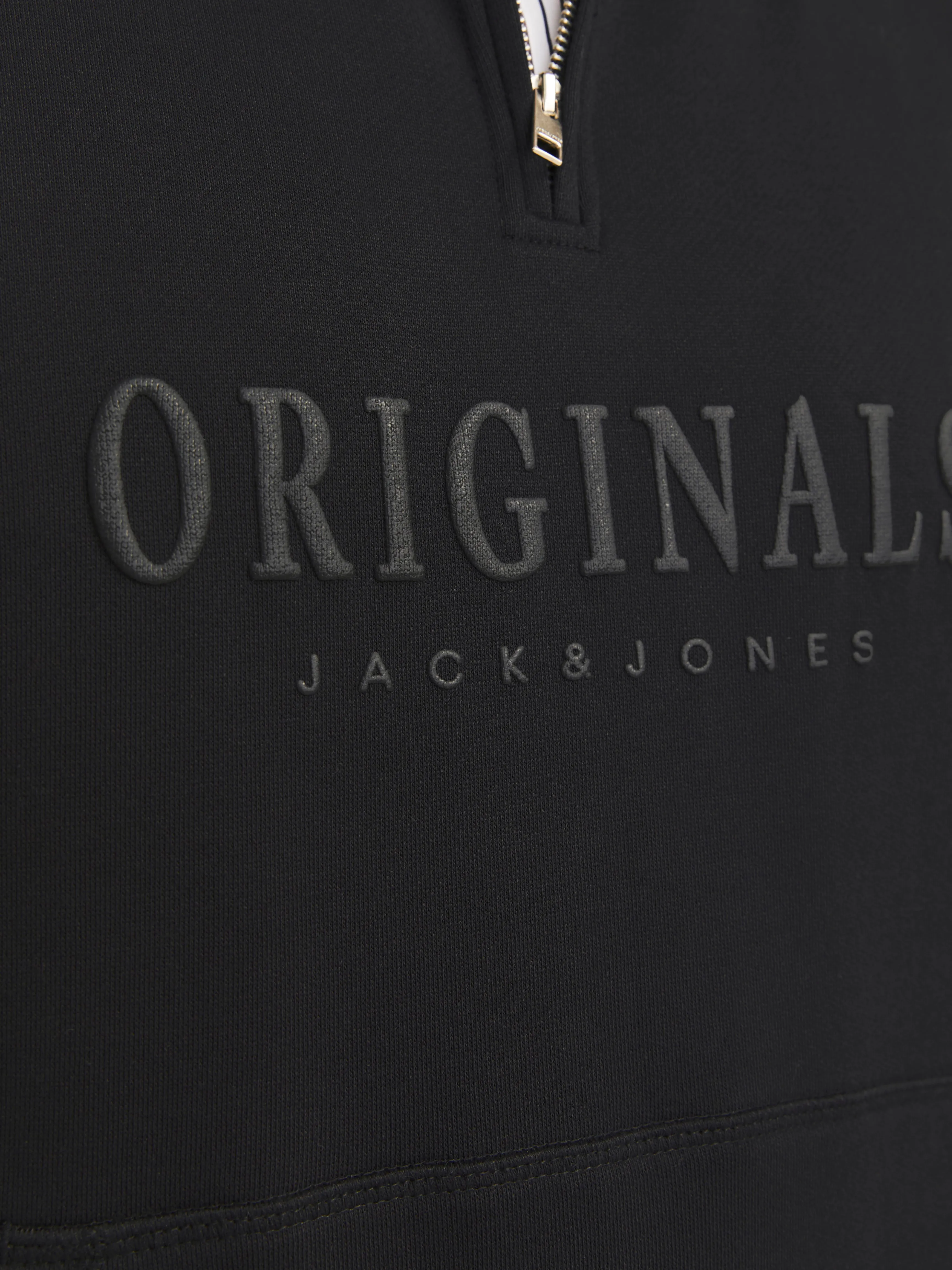 Media cremallera Estampado | Negro | Jack & Jones®
