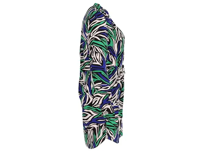 Minivestido estampado Diane Von Furstenberg en seda multicolor 