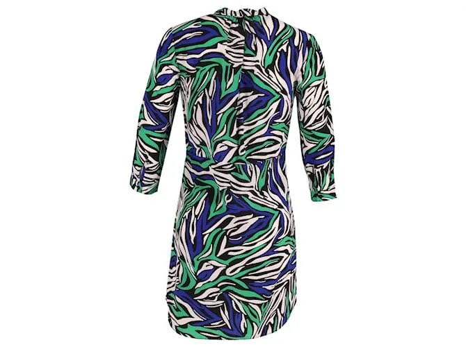 Minivestido estampado Diane Von Furstenberg en seda multicolor 