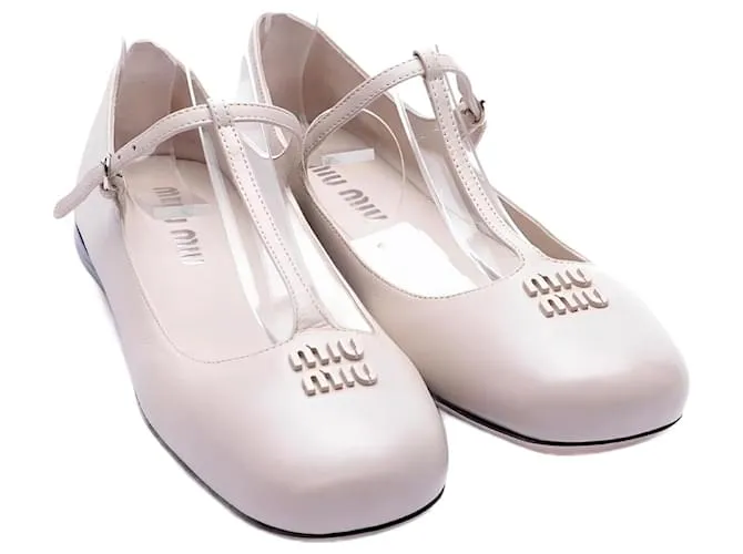 Miu Miu Manoletinas Beige 